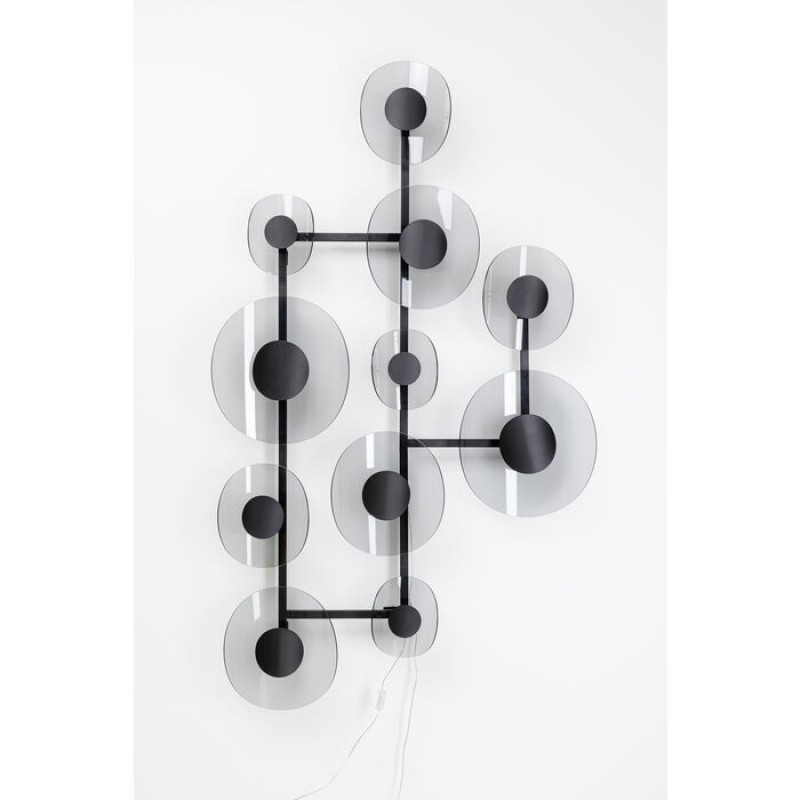 Wall Lamp Mariposa Black Smoke 116x198cm