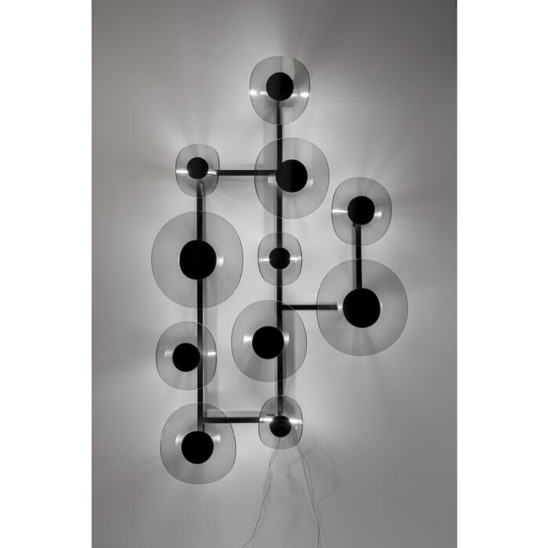 Wall Lamp Mariposa Black Smoke 116x198cm