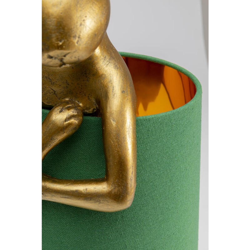 Table Lamp Animal Rabbit Gold/Green 68cm