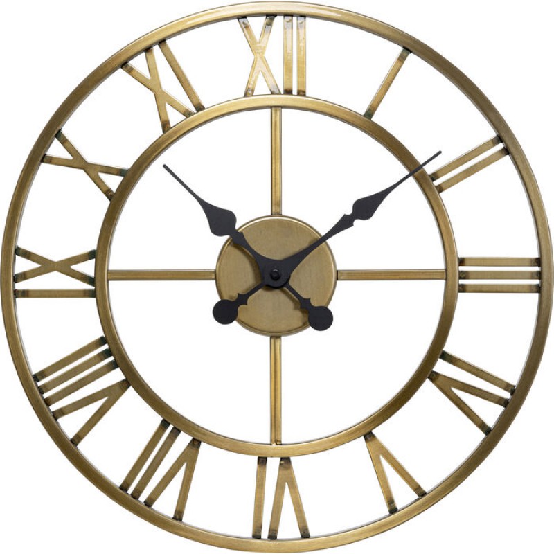 Wall Clock Roman Brass Ø41cm