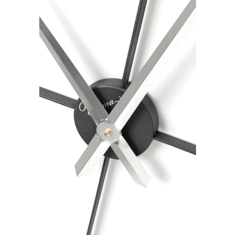 Wall Clock Nevio Silver Ø95cm