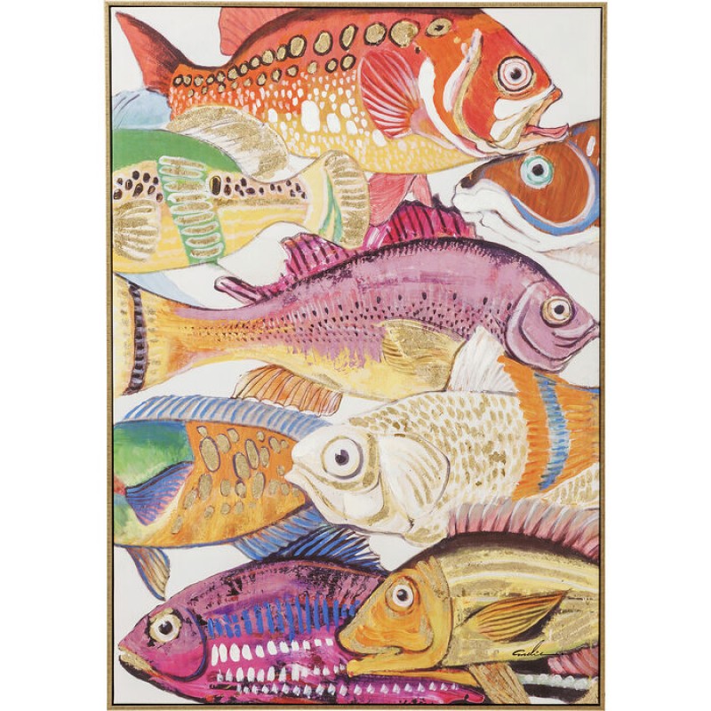 Picture Touched Fish Meeting One 100x75cm