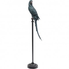 Deco Figurine Parrot Bluegreen