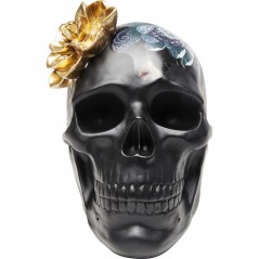 Deco Object Flower Skull 22cm