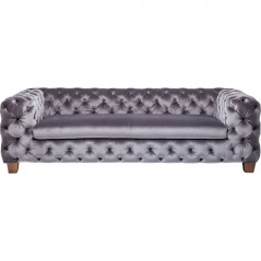 Sofa Desire 3-Seater Silver Grey