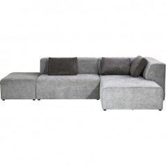 Corner Sofa Infinity Ottomane Grey Right