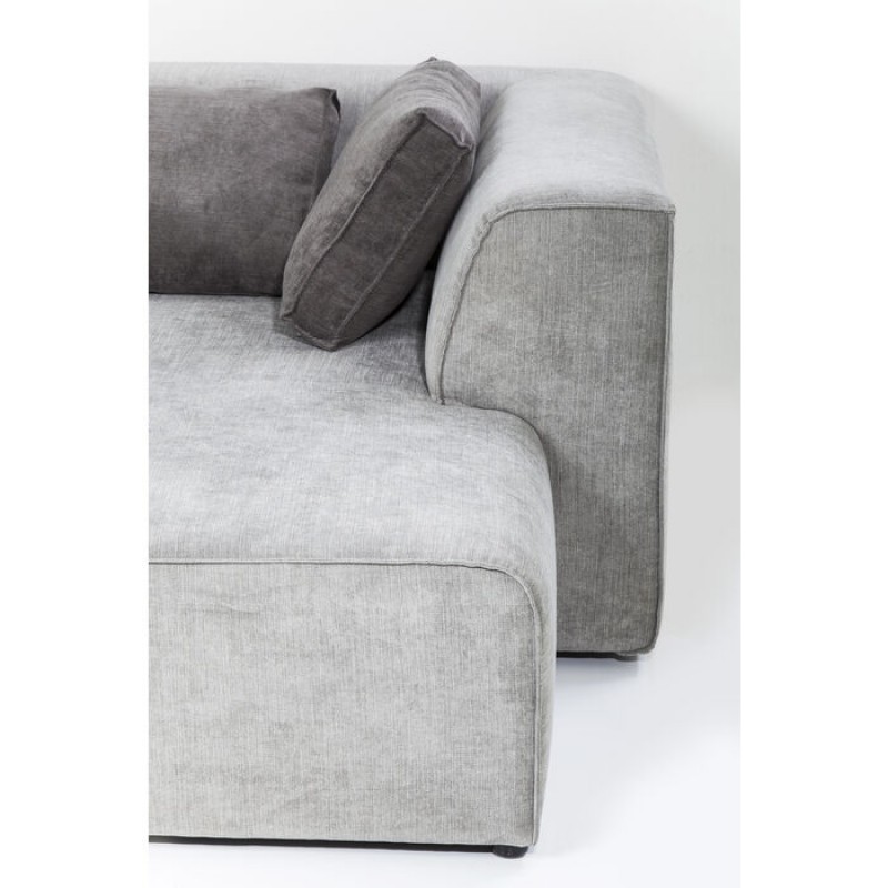 Corner Sofa Infinity Ottomane Grey Left