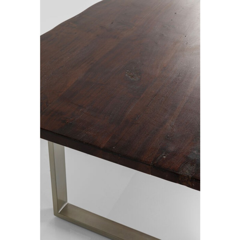 Table Harmony Dark Silver 200x100