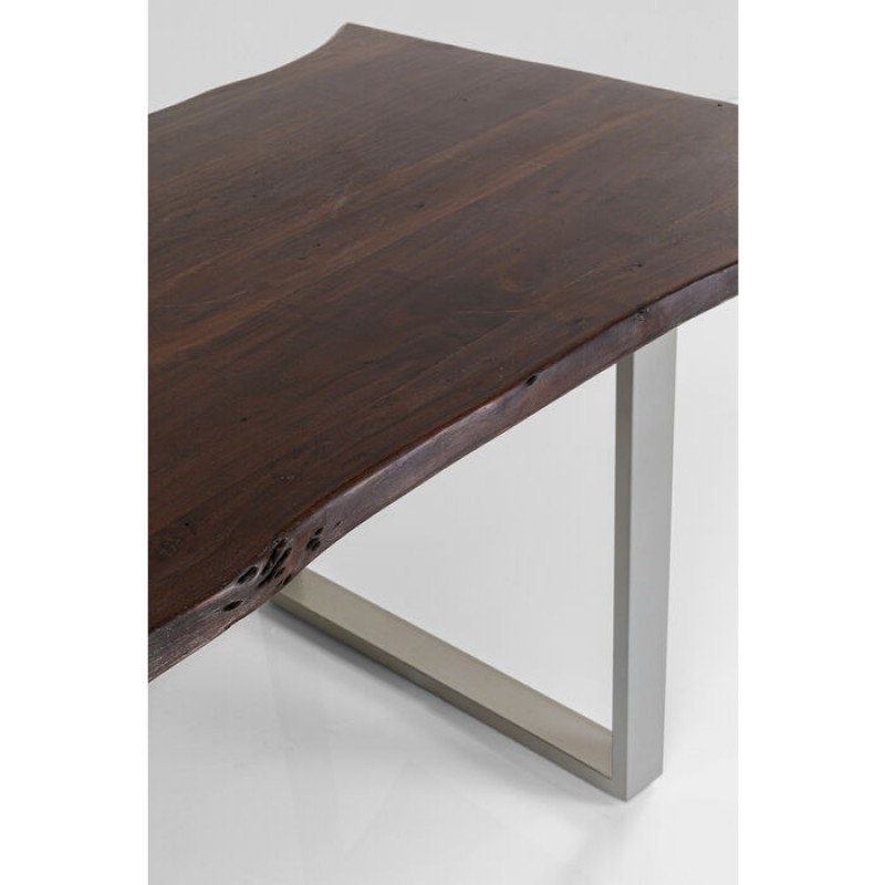 Table Harmony Dark Silver 200x100