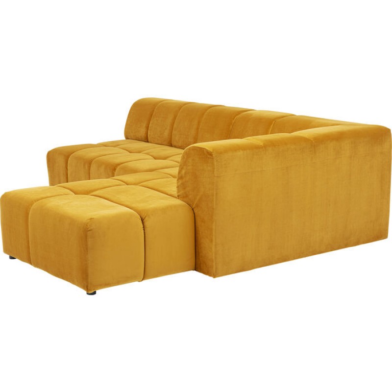 Corner Sofa Belami Velvet Amber Right