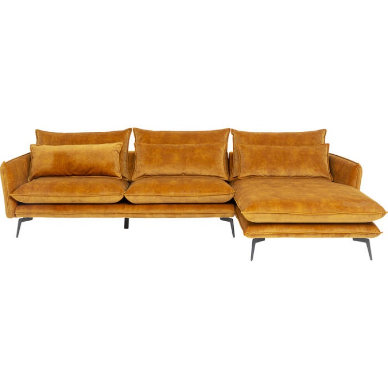 Corner Sofa Ferrara Right Curry 296cm