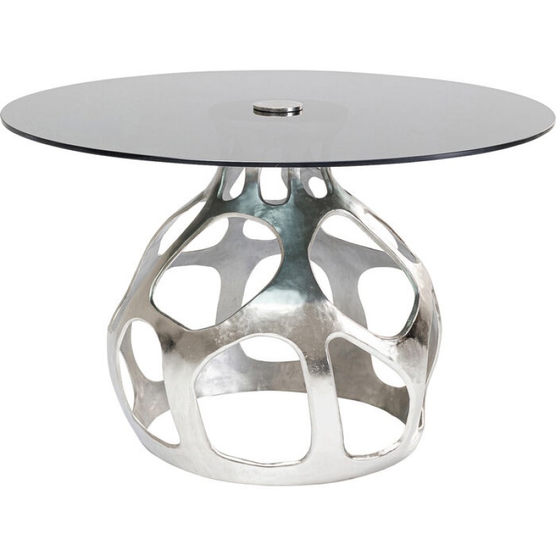 Table Volcano Silver Ø120cm