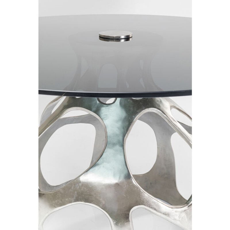 Table Volcano Silver Ø120cm