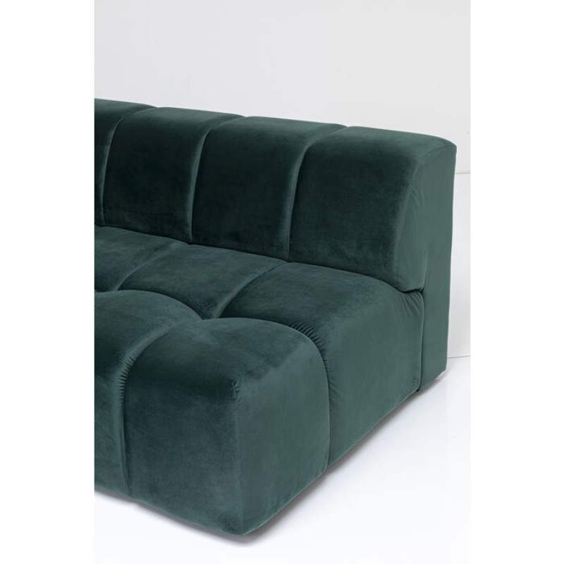 Corner Sofa Belami Velvet Dark Green Left 265cm