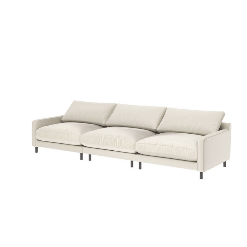 Sofa Discovery 3-Seater Cream 322cm