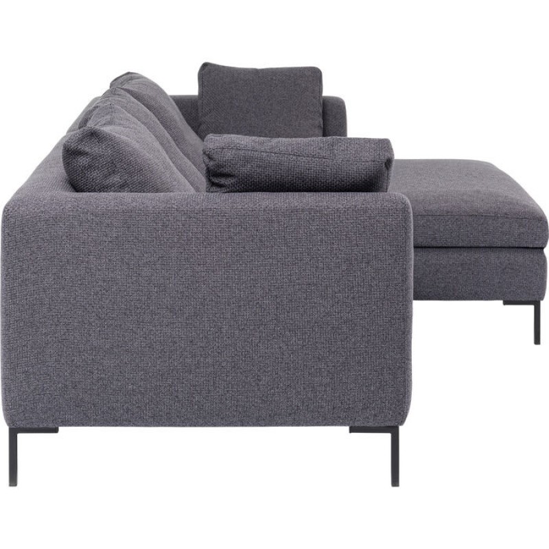 Corner Sofa Gianni Dolce Dark Grey Right