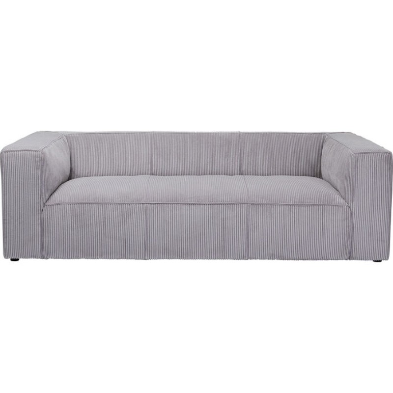 Sofa Cubetto Cord 3-Seater Light Grey 220cm