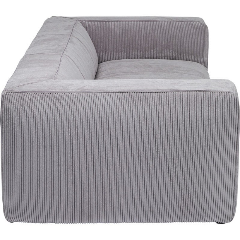 Sofa Cubetto Cord 3-Seater Light Grey 220cm