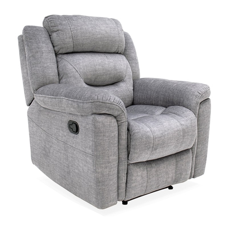 VL Dudley 1 Seater Reclining - Grey (Nett)