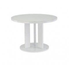 WOF Ellie white 1.07M Round Dining Table
