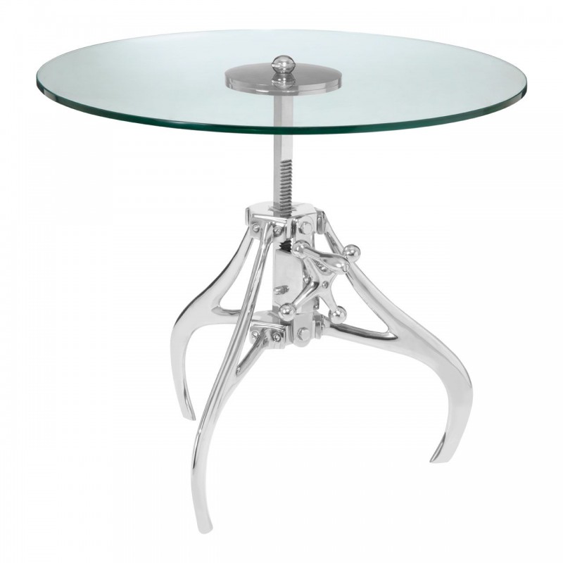 Display model PHW Maxi Crank Mechanism Metal/Glass Table