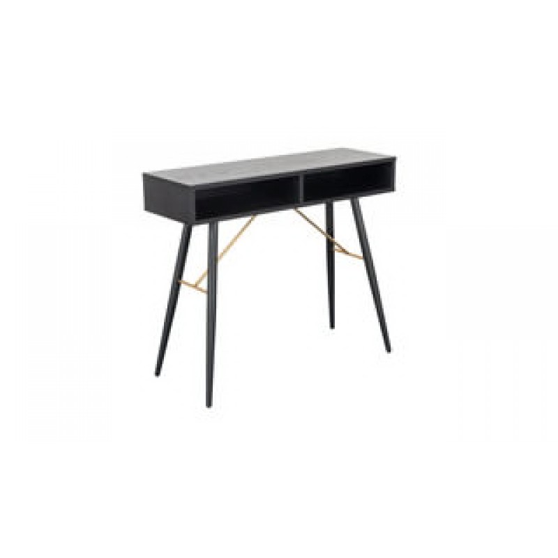 VL Barcelona Console Table 900 - Black and Copper