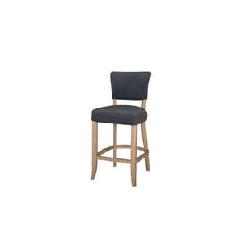 VL Duke Bar Chair Velvet - Dark Grey