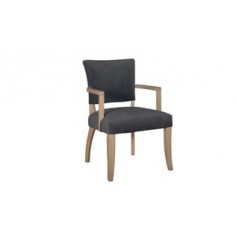 VL Duke Arm Chair Velvet - Dark Grey