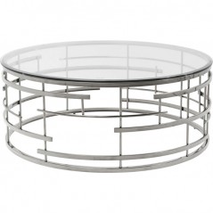 Coffee Table Jupiter Silver Ø100cm