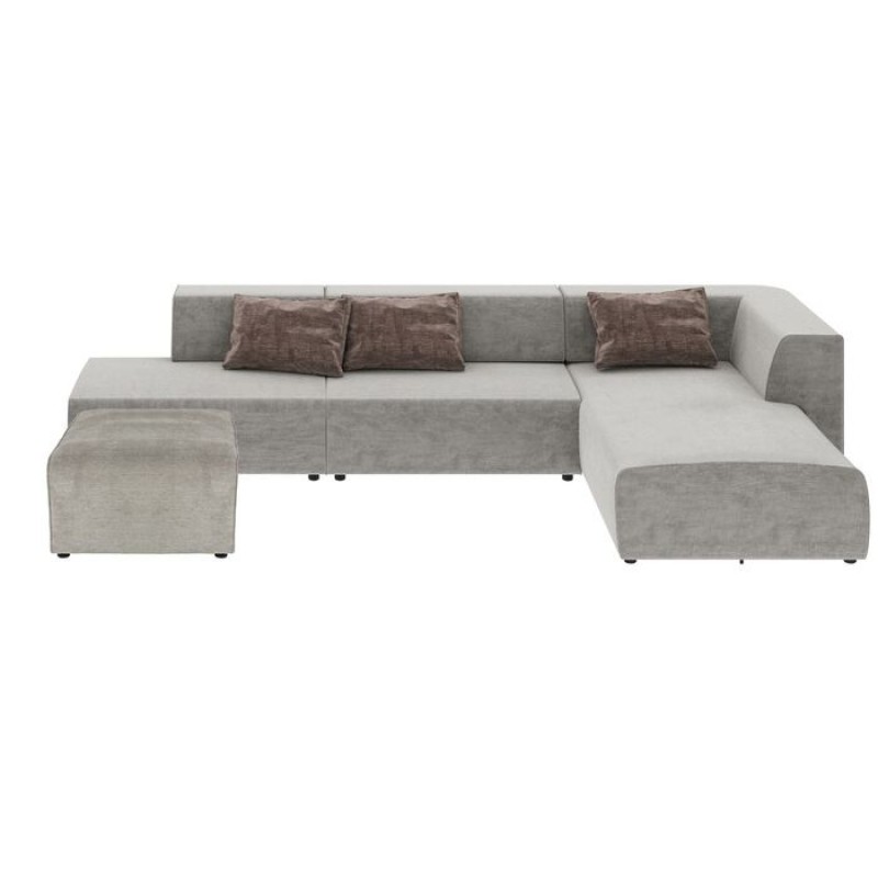 Corner Sofa Infinity Atlanta Grey Right