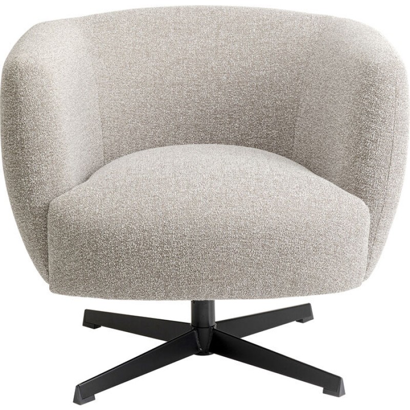 Swivel Armchair Peony Grey