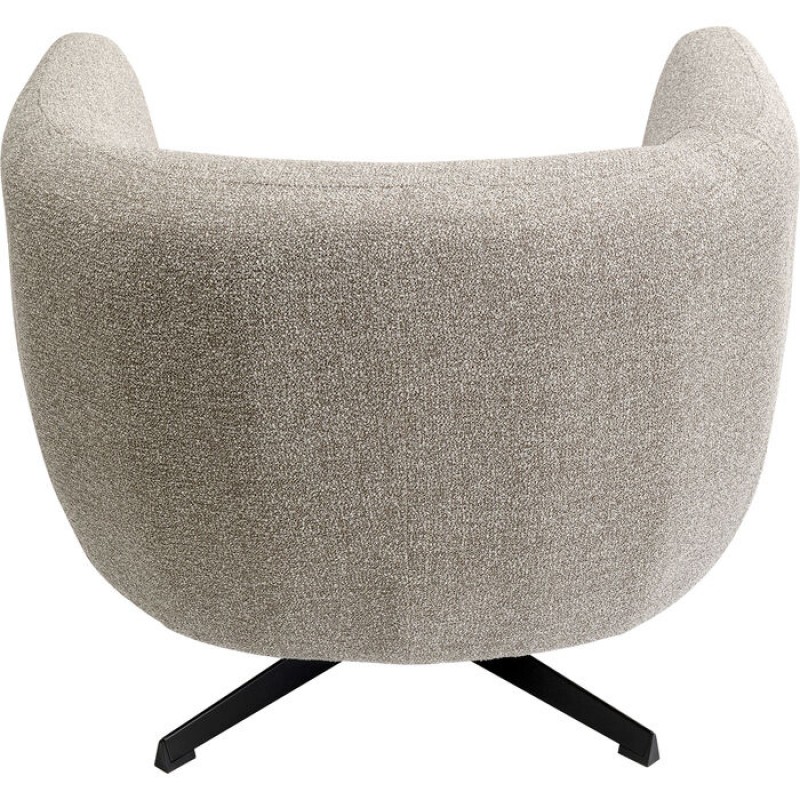 Swivel Armchair Peony Grey