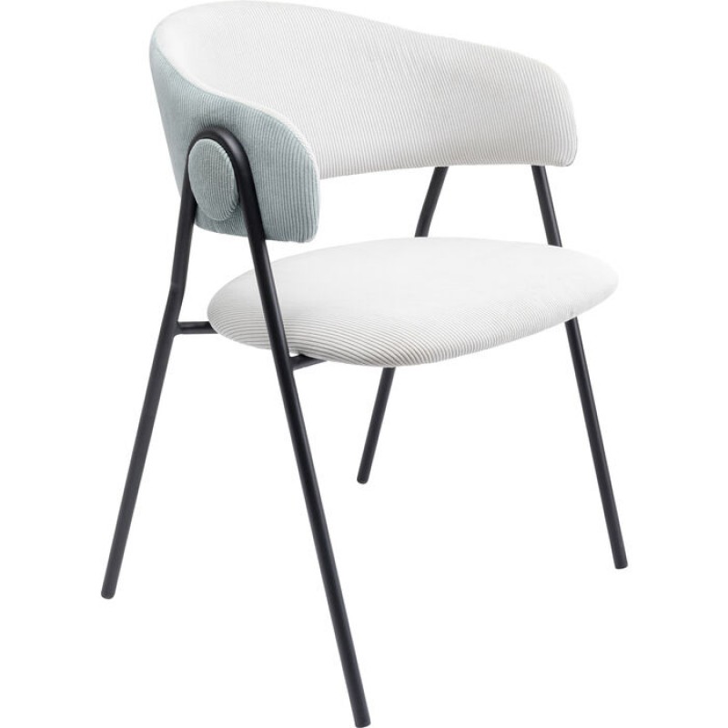 Chair with Armrest Olina Grey