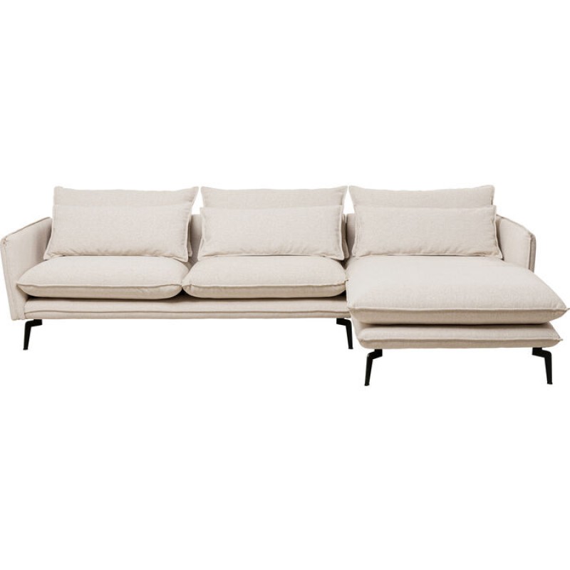 Corner Sofa Monza Right Cream 296cm