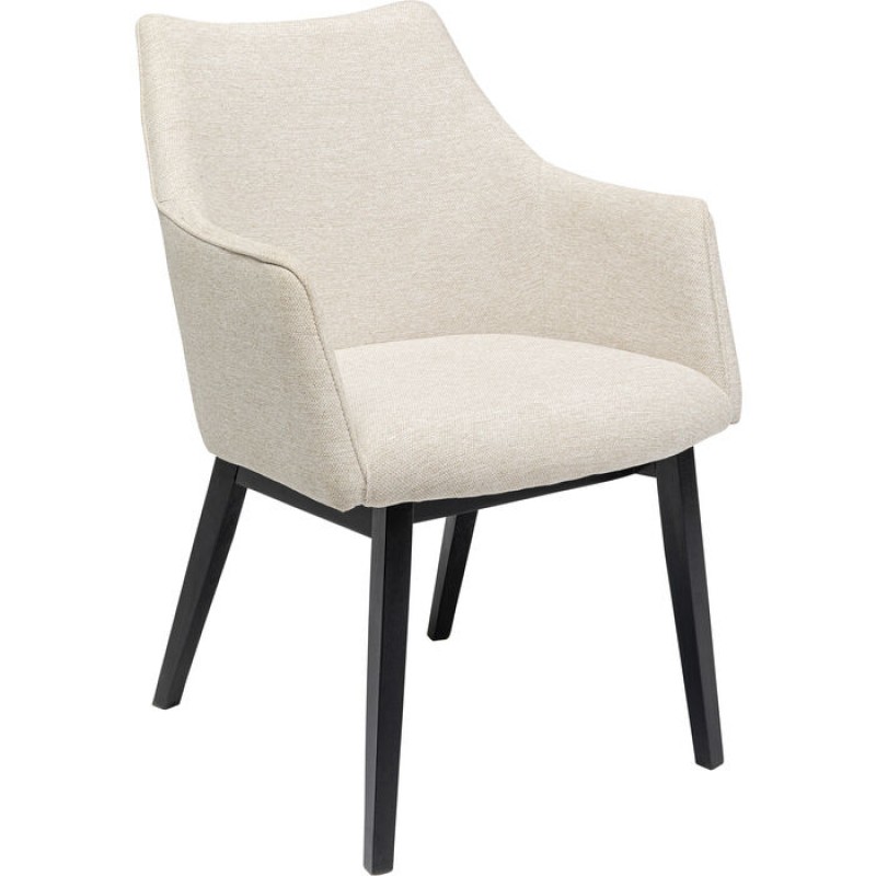 Chair with Armrest Modino Cream