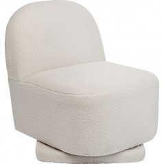 Swivel Armchair Ted Cream