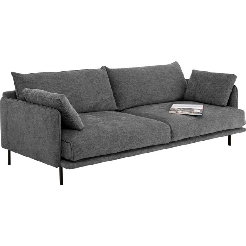 Sofa Edna 3-Seater Grey 245cm