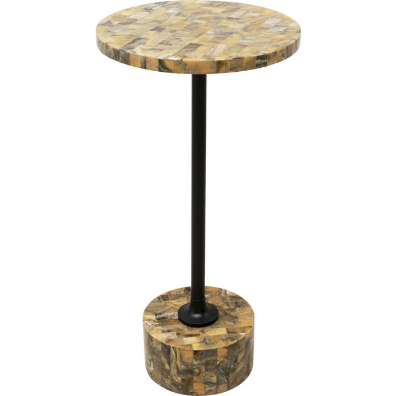 Side Table Domero Mosaic Grey Ø25cm