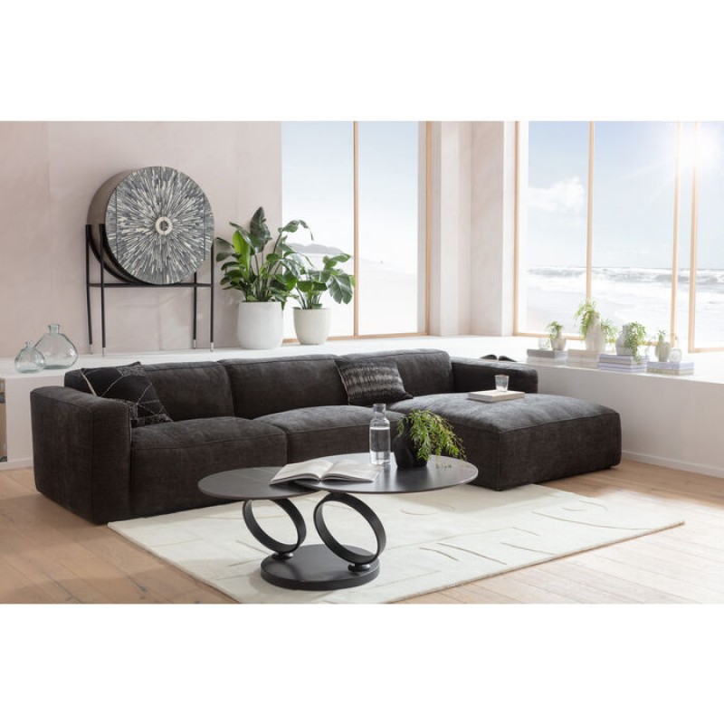 Corner Sofa Henry Grey Right 335x170cm