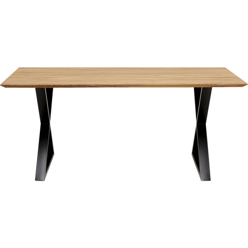 Table Symphony Oak Cross Black 180x90cm