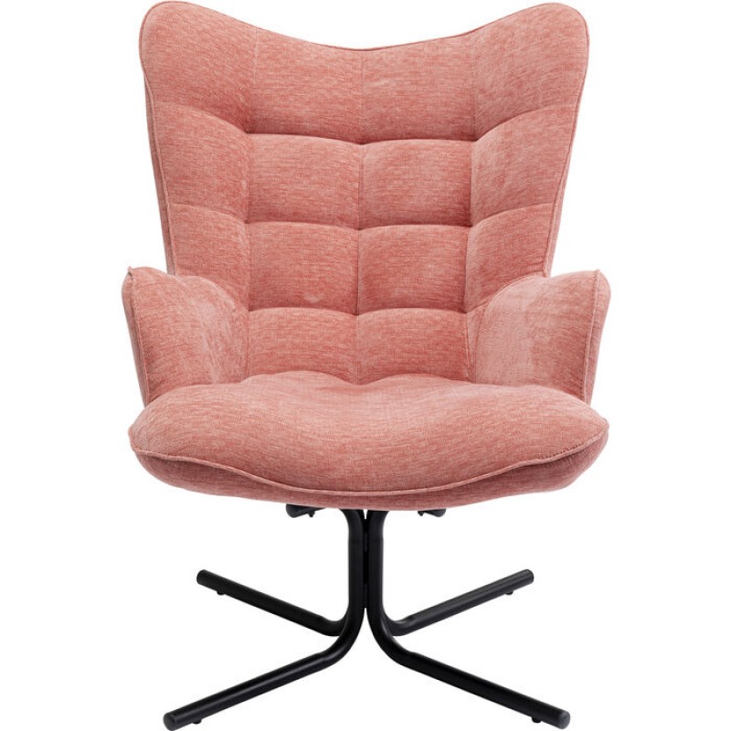 Swivel Armchair Oscar Rose