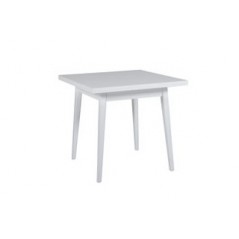 VL Lotti Dining Table - Square 800 White Top White Leg