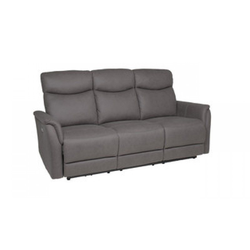 VL Mortimer 3 Seater Electric Recliner - Grey (Nett)