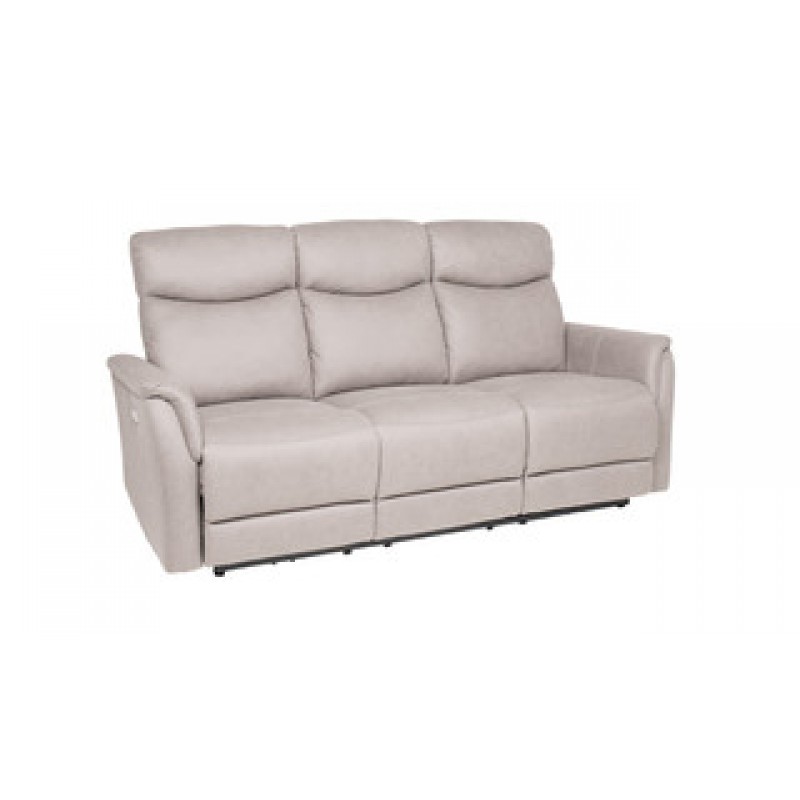 VL Mortimer 3 Seater Electric Recliner - Taupe (Nett)