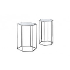 VL Monica Nesting Tables - Silver