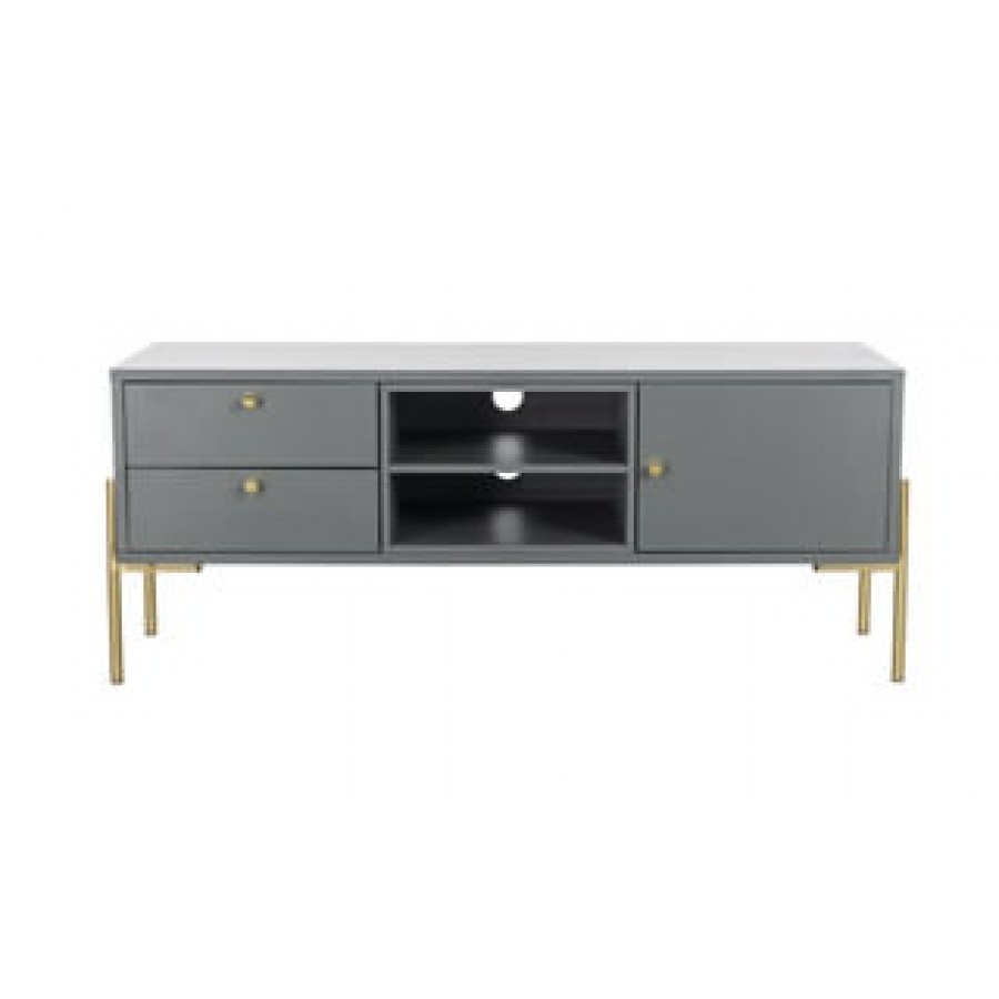 Gold and black on sale tv unit