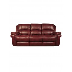 AM Farnham 3 Seater Burgundy