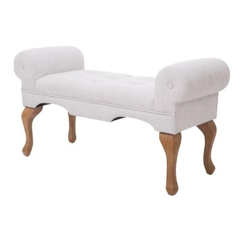 AM Laura Boudoir Bench Beige