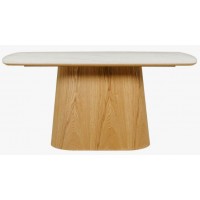 Ind Rectangle Dining Table 1600 in Sand