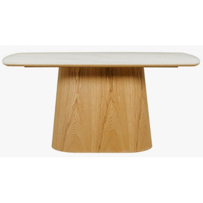 Ind Rectangle Dining Table 1600 in Sand